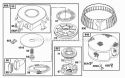 Rewind Assy Diagram and Parts List for 190452-6049-01  Briggs and Stratton Engine